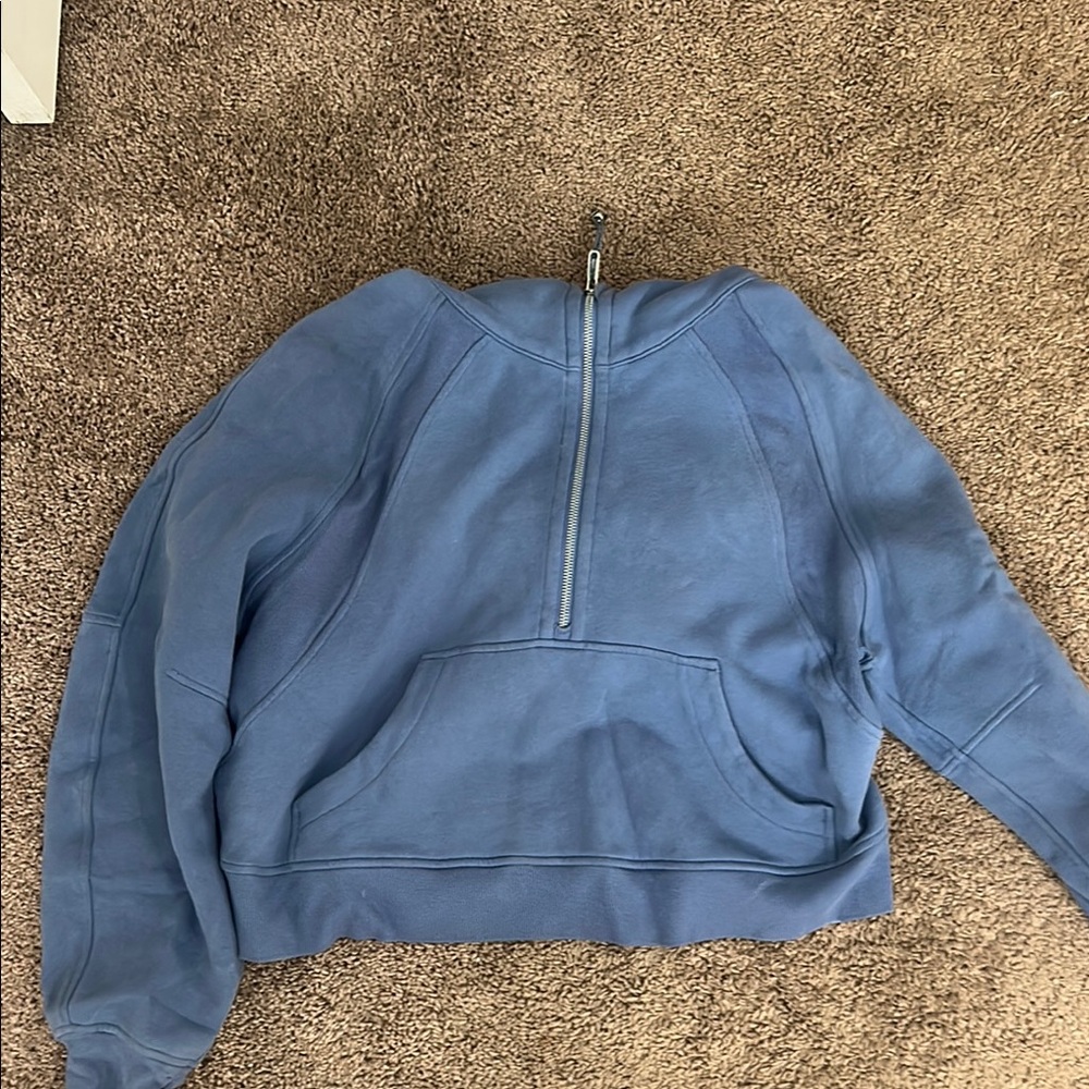 lululemon athletica Blue Jacket with hoodie